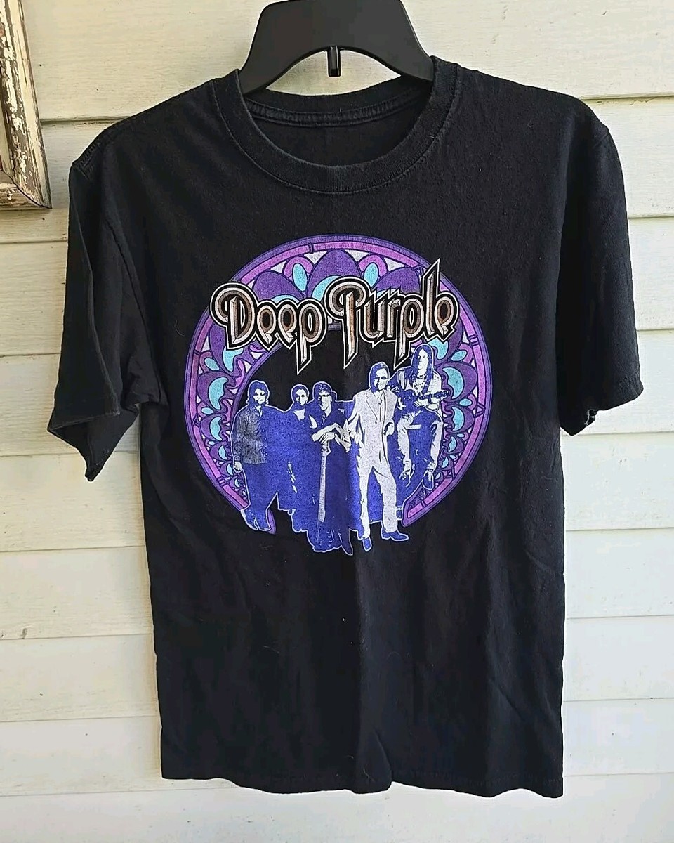 Vintage DEEP PURPLE Concert 90s Original Band Image T Shirt Size