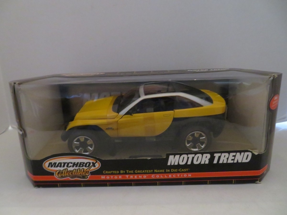 Matchbox Collectibles Yellow Jeep Jeepster Concept 1/18 Diecast