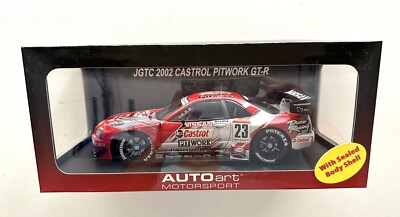 AUTOART ✨ 1:18 NISSAN SKYLINE R34 GTR Castrol/Pitwork #23 2002