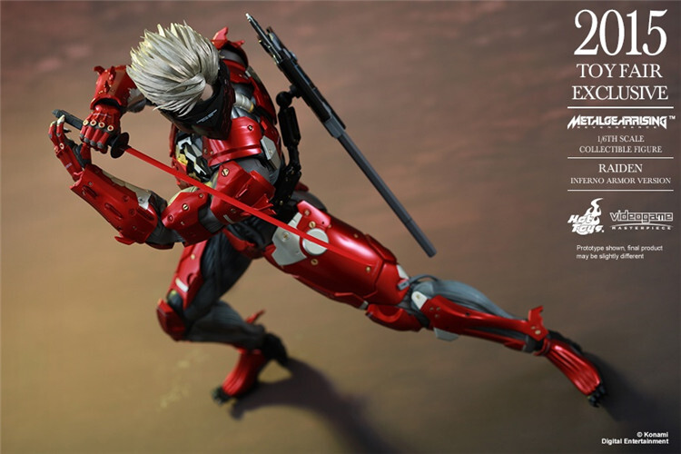 Hot Toys VGM19 Metal Gear Rising Revengeance Raiden Inferno Armor