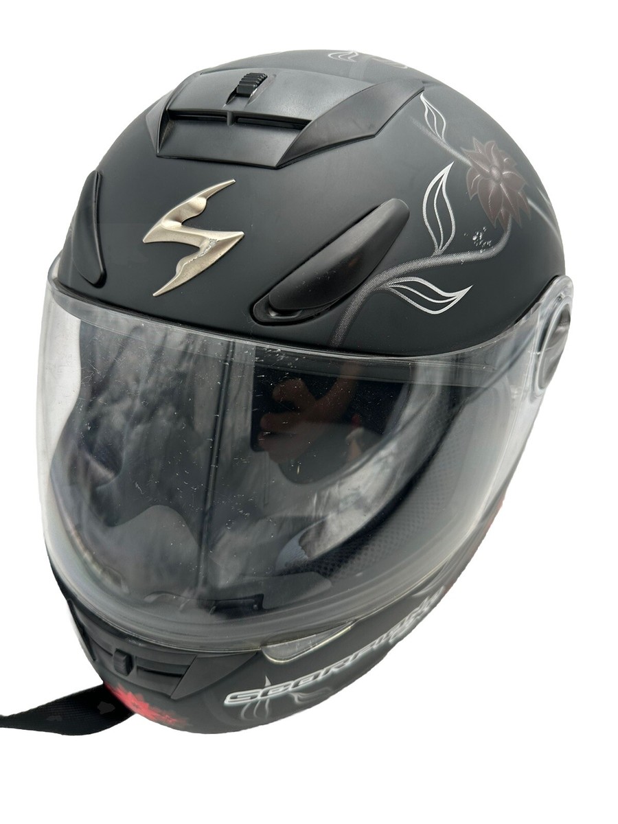 Scorpion Expo Black Dahlia Motorcycle Helmet Xxl | eBay
