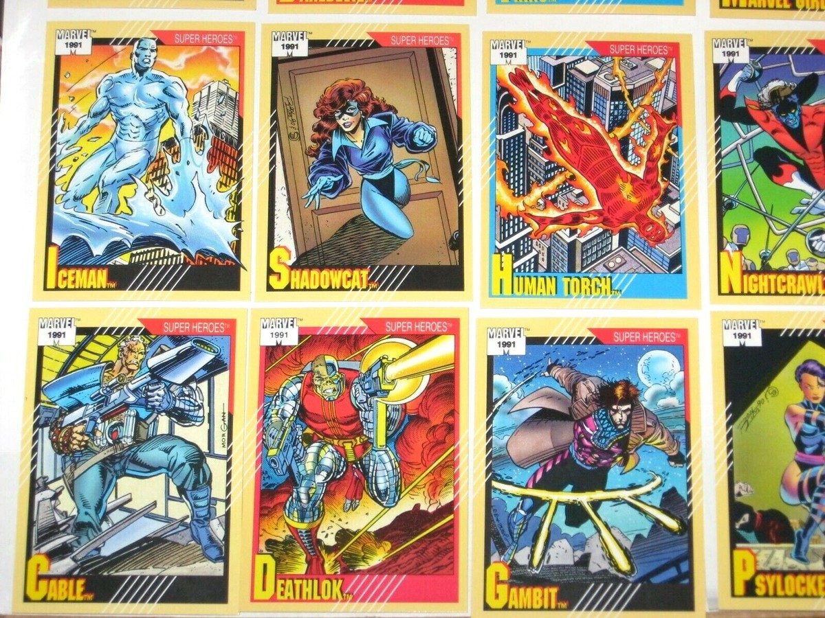 1991 Marvel Universe Series 2 Trading Card COMPLETE BASE SET #1