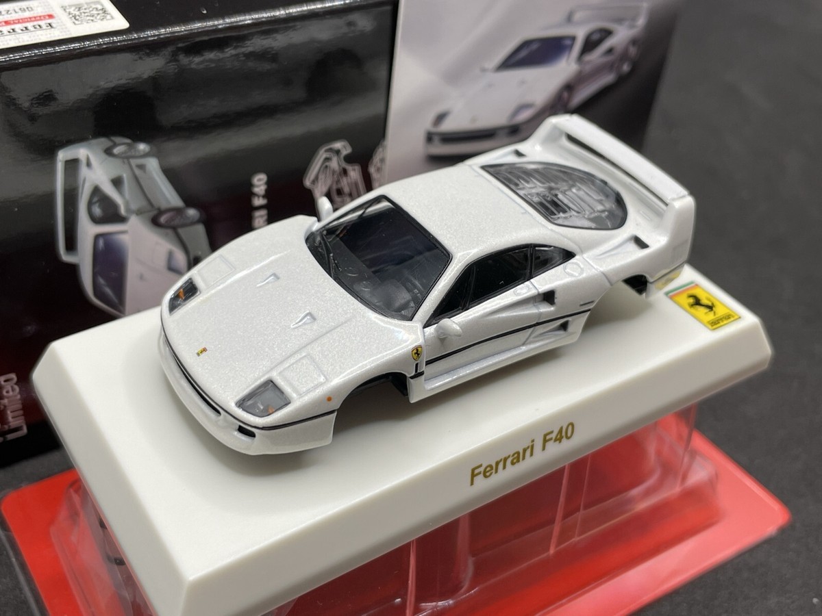 Kyosho 1/64 Ferrari collection Limited F40 white pearl diecast