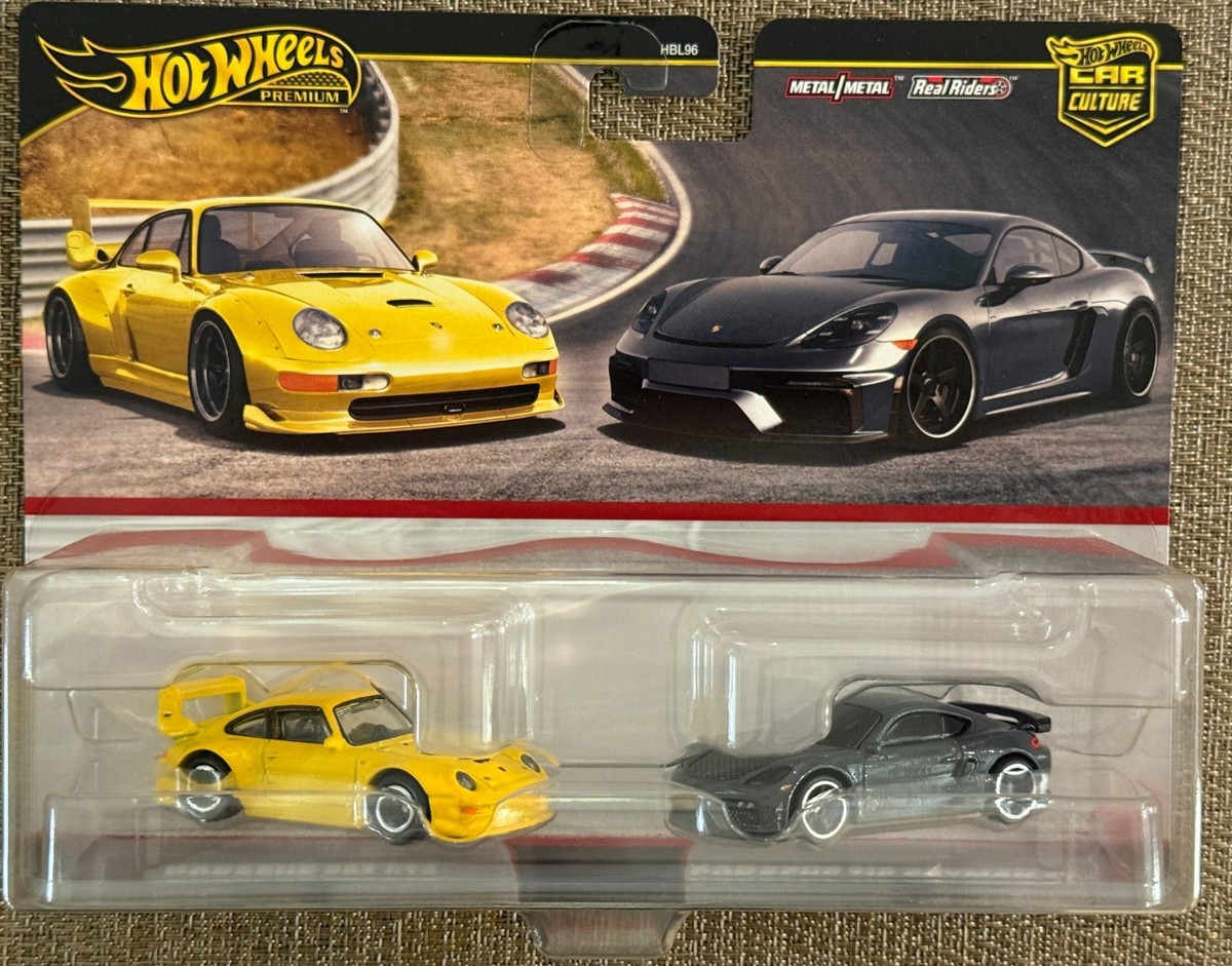 2024 Hot Wheels Car Culture 2-Pack Porsche 993 GT2 & Porsche 718