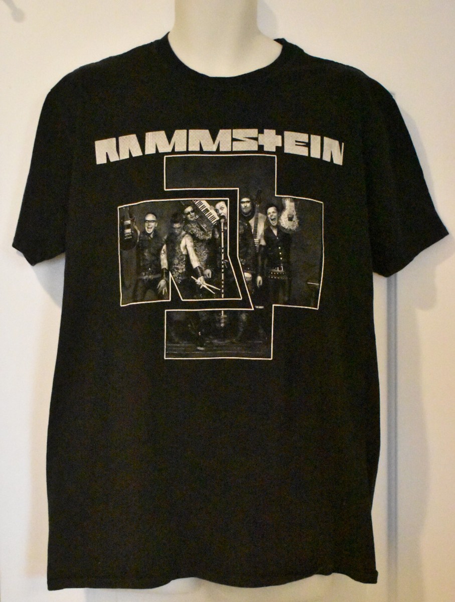 Rammstein Black T Shirt Size XL Gildan Rock Band Shirt | eBay