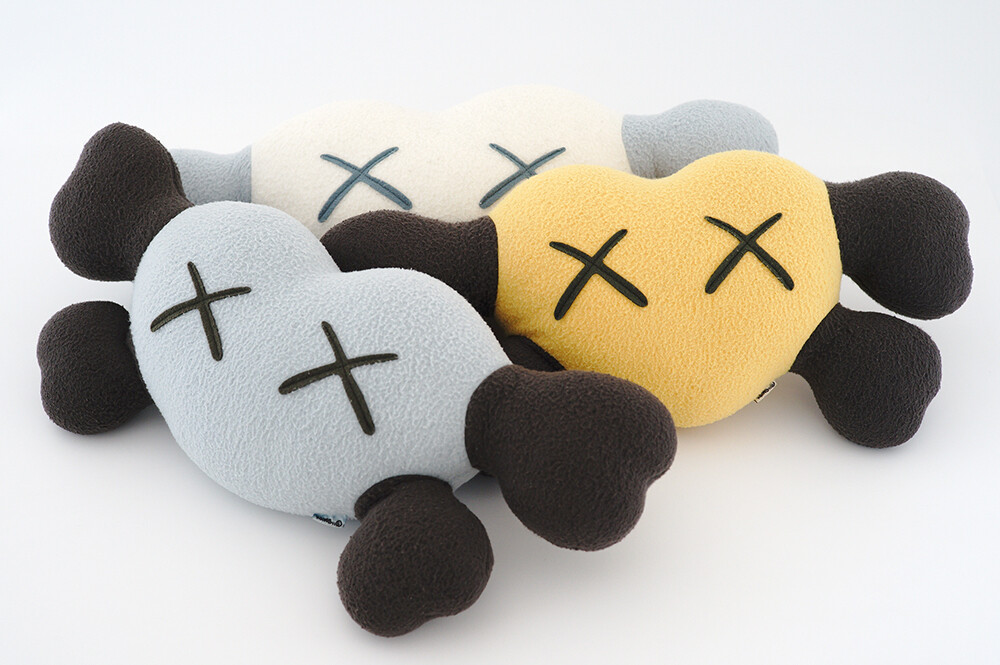 クッション・座布団 kaws original fake cushion pillow gray kaws