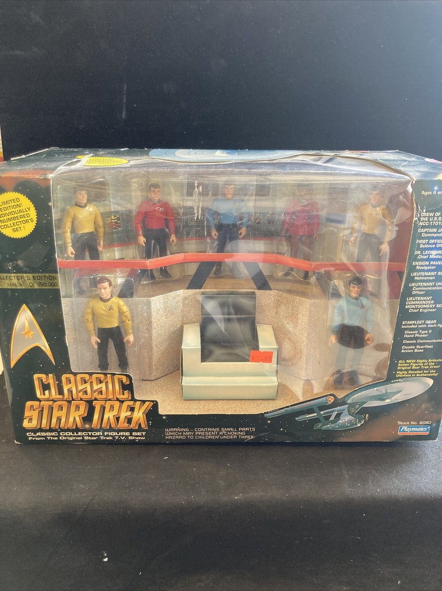 Classic Star Trek Bridge Crew Collector Figure Set 1993 Playmates