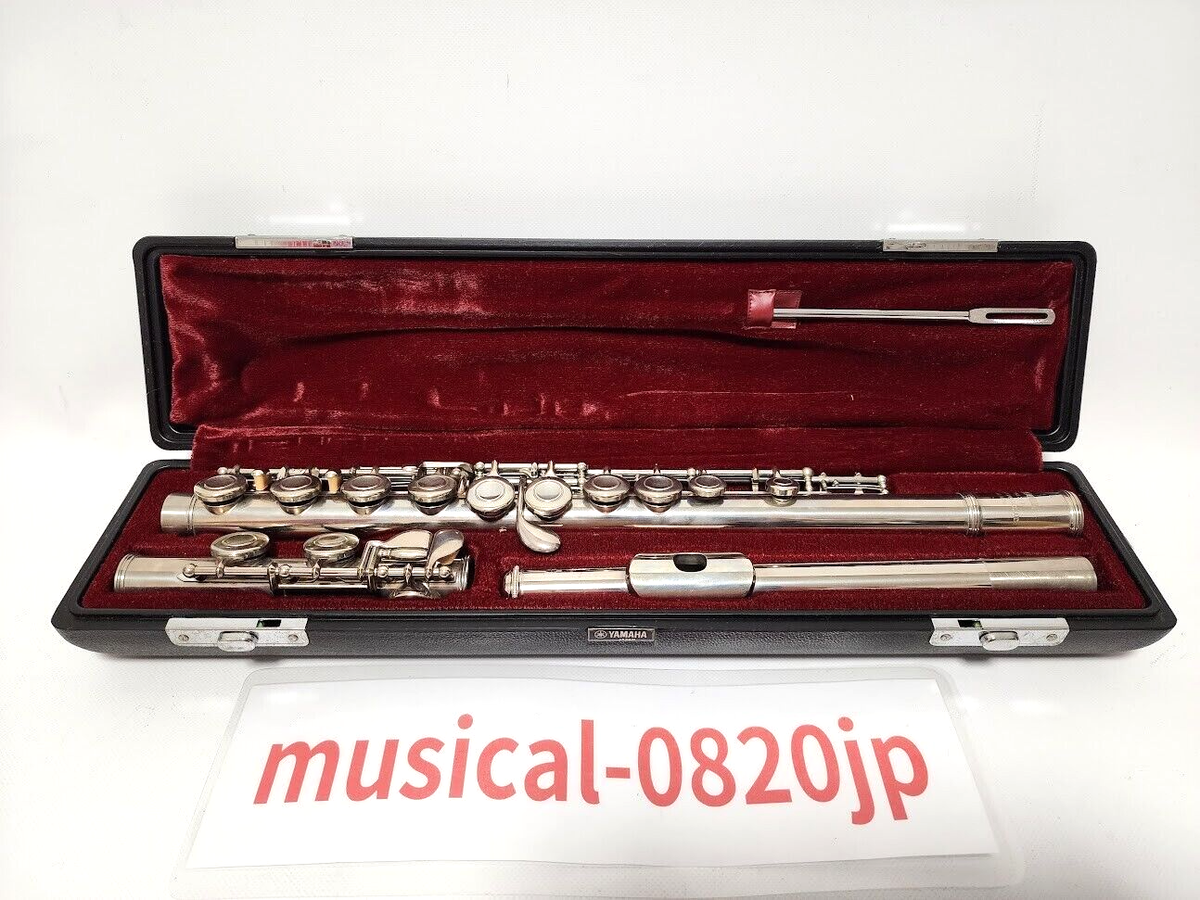 YAMAHA Yfl-211 Flute Silver Plating Hard Case | eBay