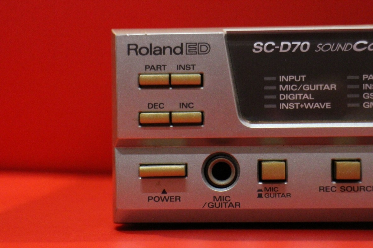 USED Roland SC-70D SC 70 D Sound Canvas Module Synth Rack U2287