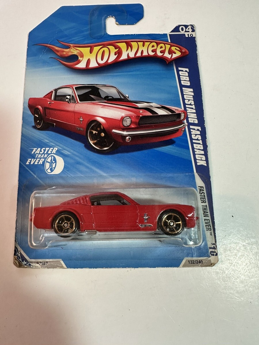 2009 Hot Wheels Faster Than Ever 1965 FORD MUSTANG FASTBACK Red