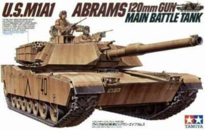 TAMIYA Military US Army Tank M1A1 Abrams 120mm Gun Main Battle