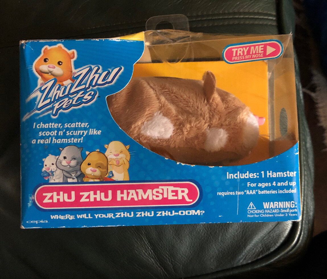 Zhu Zhu Pets Hamster Mr. Squiggles #86651 Battery Powered Toy