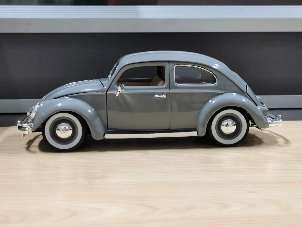 Volkswagen Beetle 1955 alloy model car 1:18 gray retro | eBay