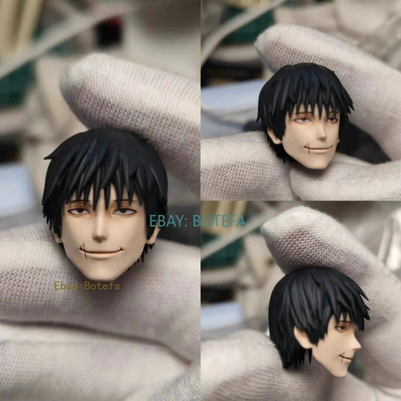 Custom Jujutsu Kaisen Fushiguro Toji Head for 1/12 Romankey Body