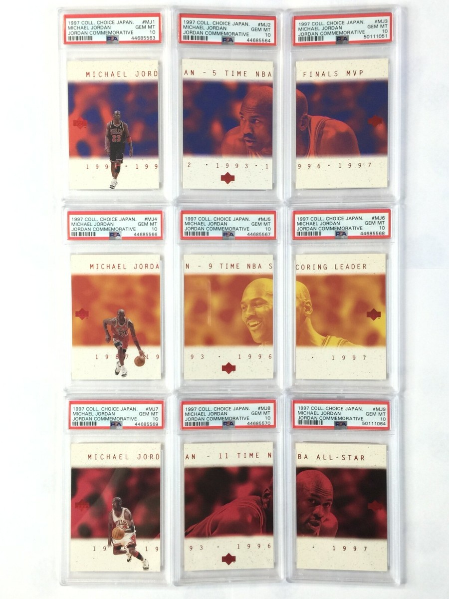RARE PSA 10 Michael Jordan JAPAN Commemorative 1997 Upper Deck