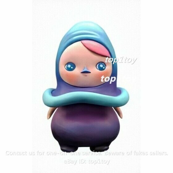 POP MART x PUCKY Fat Fairy Mystical Blue Limited Art Toy Figurine