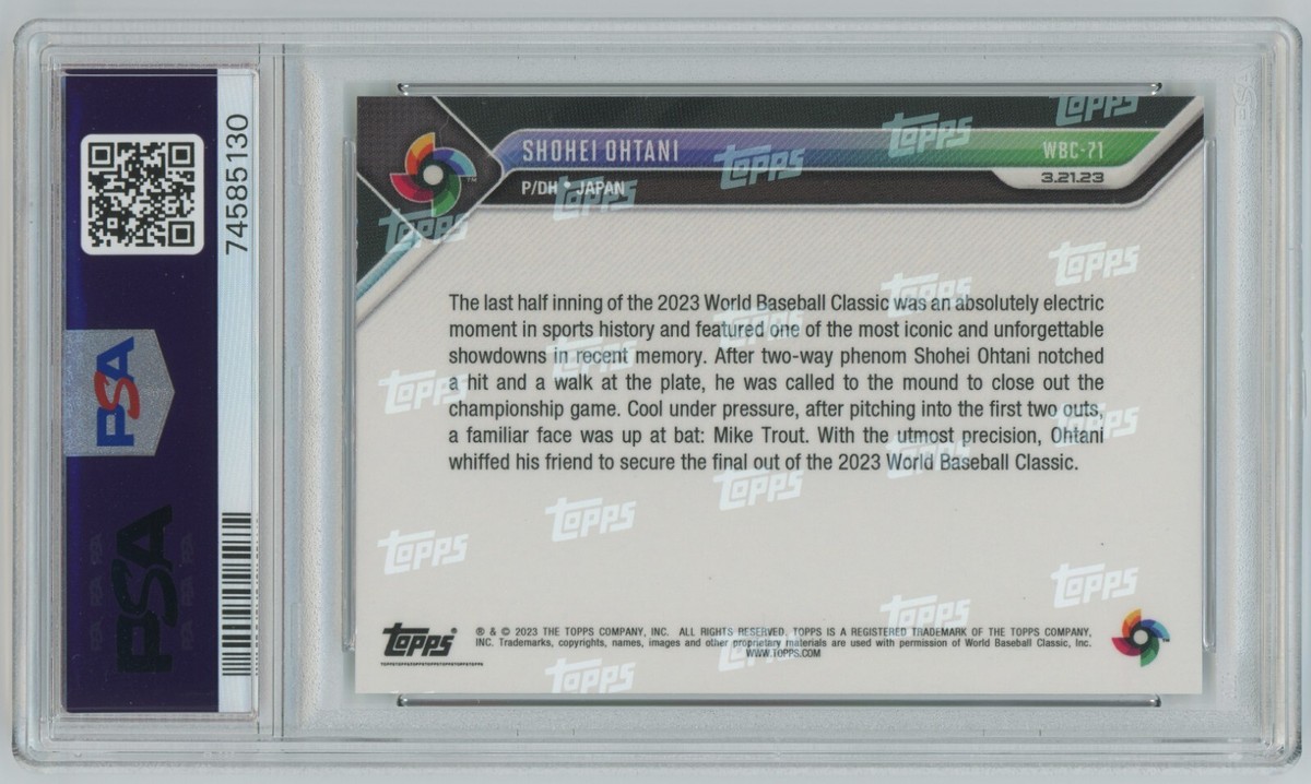 SHOHEI OHTANI / MIKE TROUT 2023 Topps Now World Baseball Classic