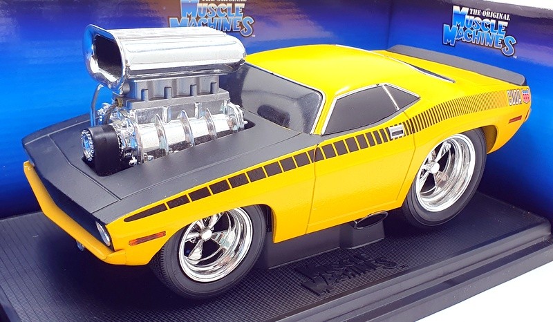 Muscle Machines 1/18 Scale Model 71165 - 1970 Plymouth Cuda