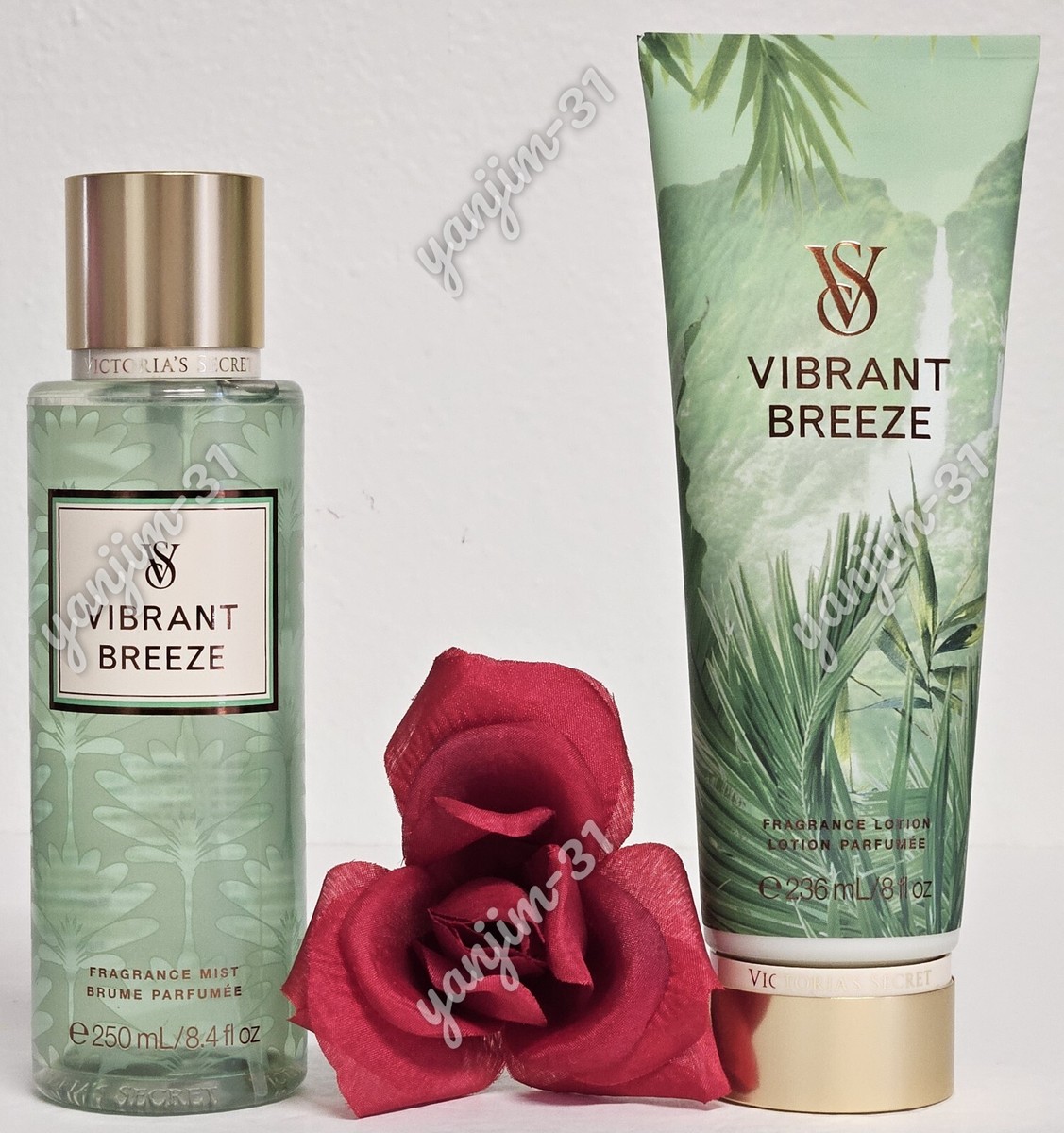 VICTORIA SECRET - VIBRANT BREEZE - FRAGRANCE LOTION N MIST (SET