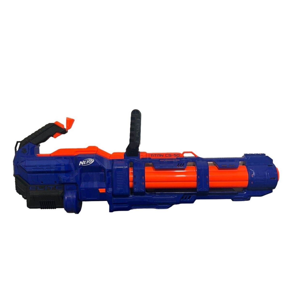 NERF N-Strike Elite Titan CS-50 Dart Blaster w/ Drum + NEW Bullets