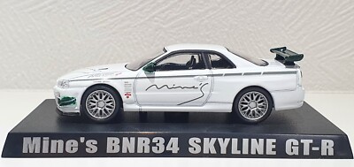1/64 Aoshima Option Nissan MINE'S BNR34 SKYLINE GT-R R34 diecast
