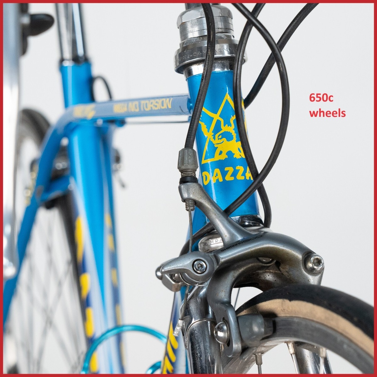 DAZZAN NO TORSION STEEL LUGS ROAD VINTAGE OLD 650c KIDS WOMAN BIKE