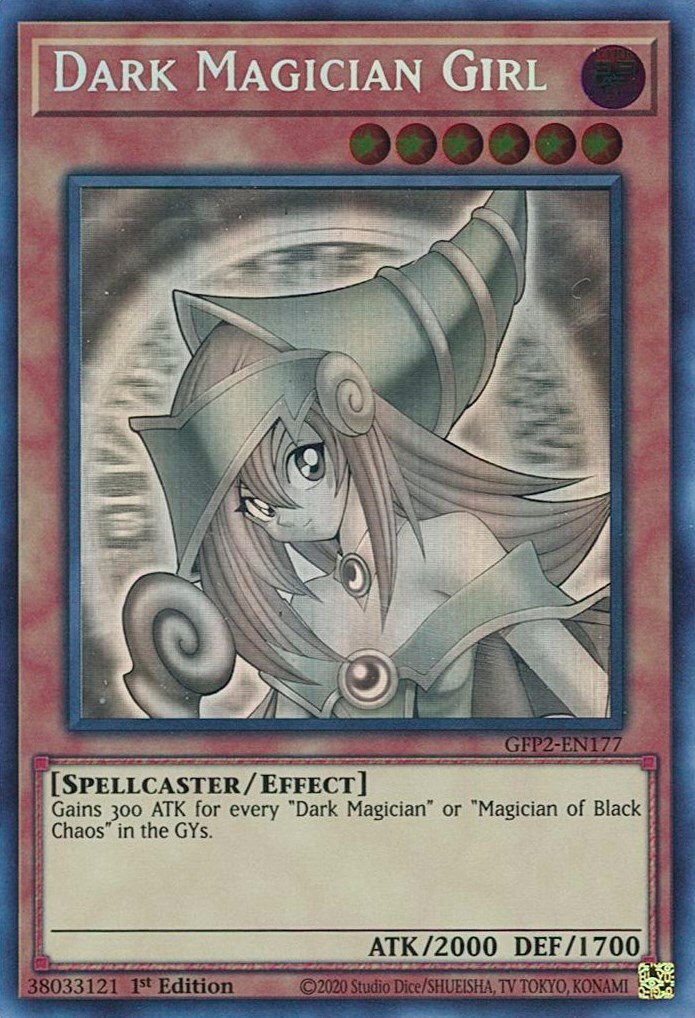 Dark Magician Girl (Ghost Rare) GFP2-EN177 Ghosts from the Past