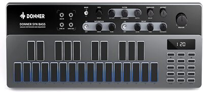 Donner B1 Analog Bass Synthesizer and Sequencer with Intuitive