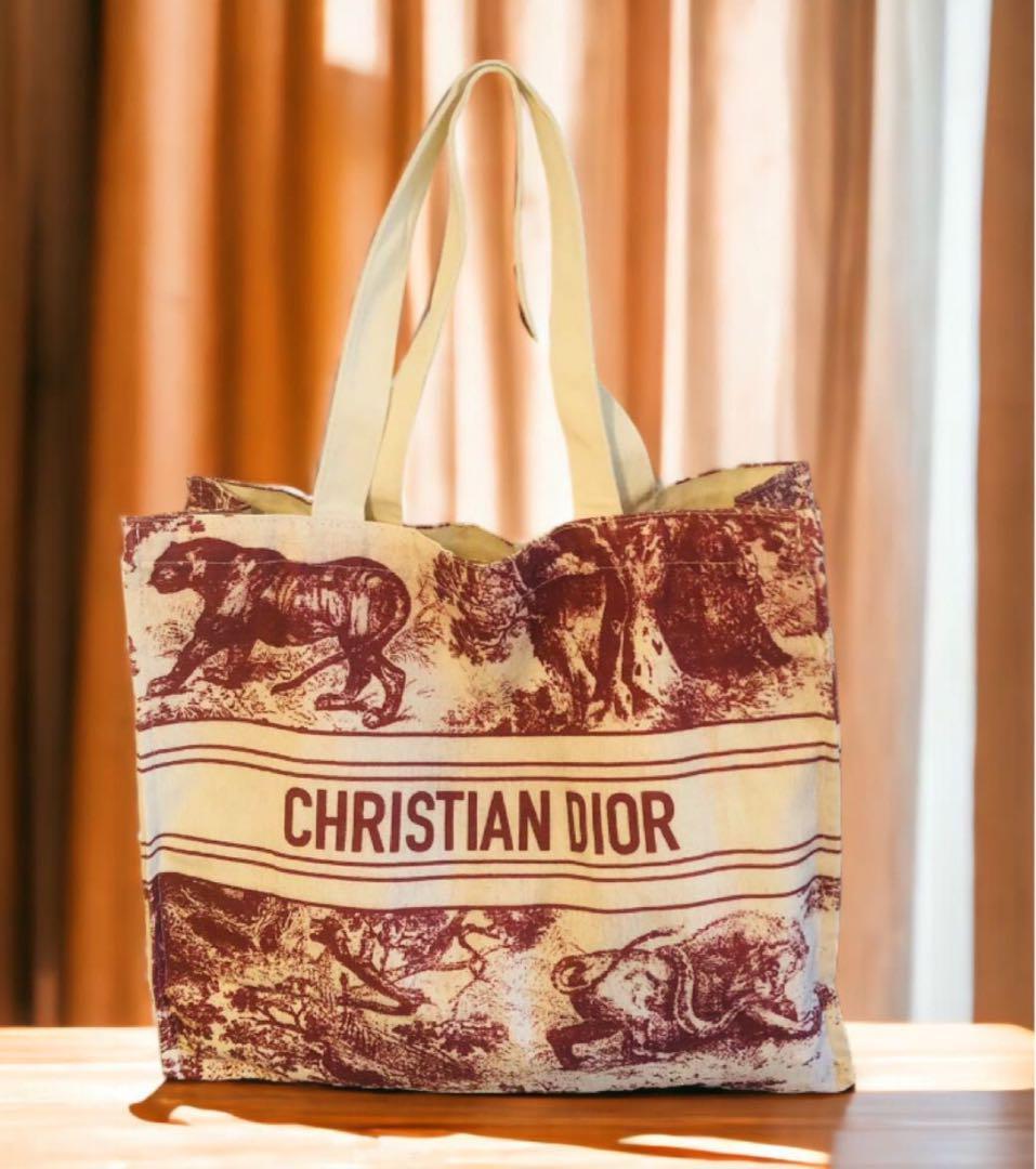 Christian Dior Wardujuy Tote Bag Novelty Red VIP Customers Japan