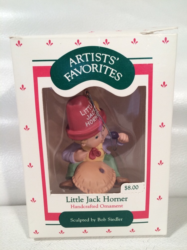 VINTAGE! 1988 Hallmark Keepsake Ornament Little Jack Horner-QX408