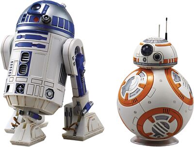 Rare kit BANDAI 1/12 Star Wars BB-8 & R2-D2 plastic model kit from