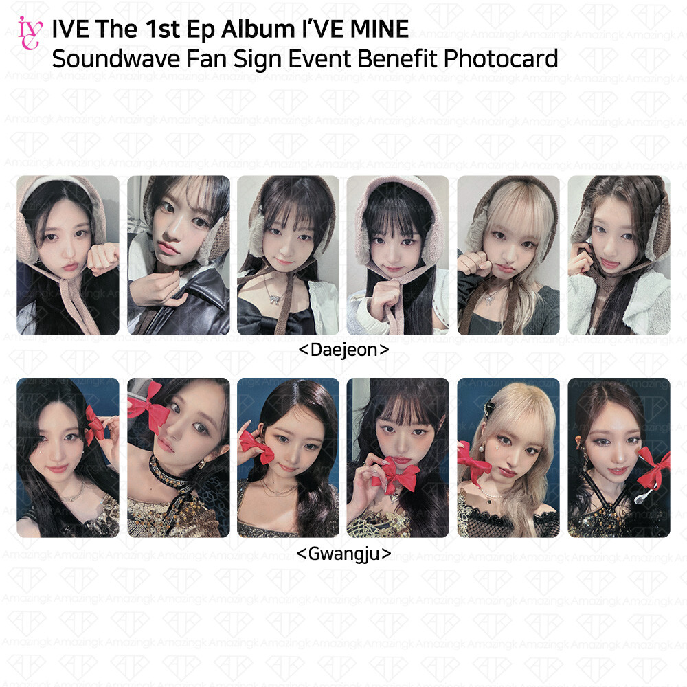 IVE 1st Ep Album I'VE MINE Soundwave Fan Sign Event Benefit