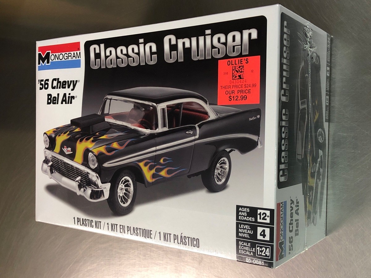 MONOGRAM '56 CHEVY BEL AIR CLASSIC CRUISER MODEL-KIT 1/24 SCALE