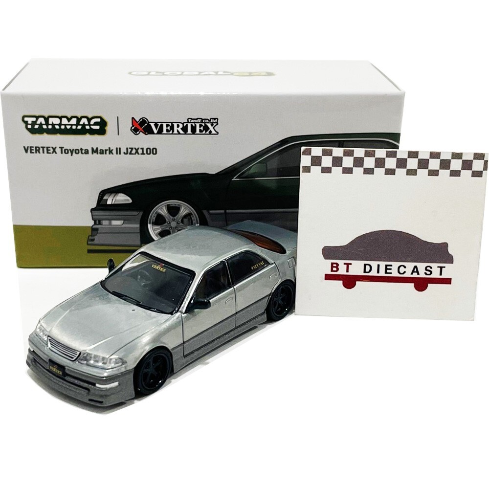 TARMAC WORKS VERTEX TOYOTA MARK II JZX100 1/64 DIECAST T64G-024-GR