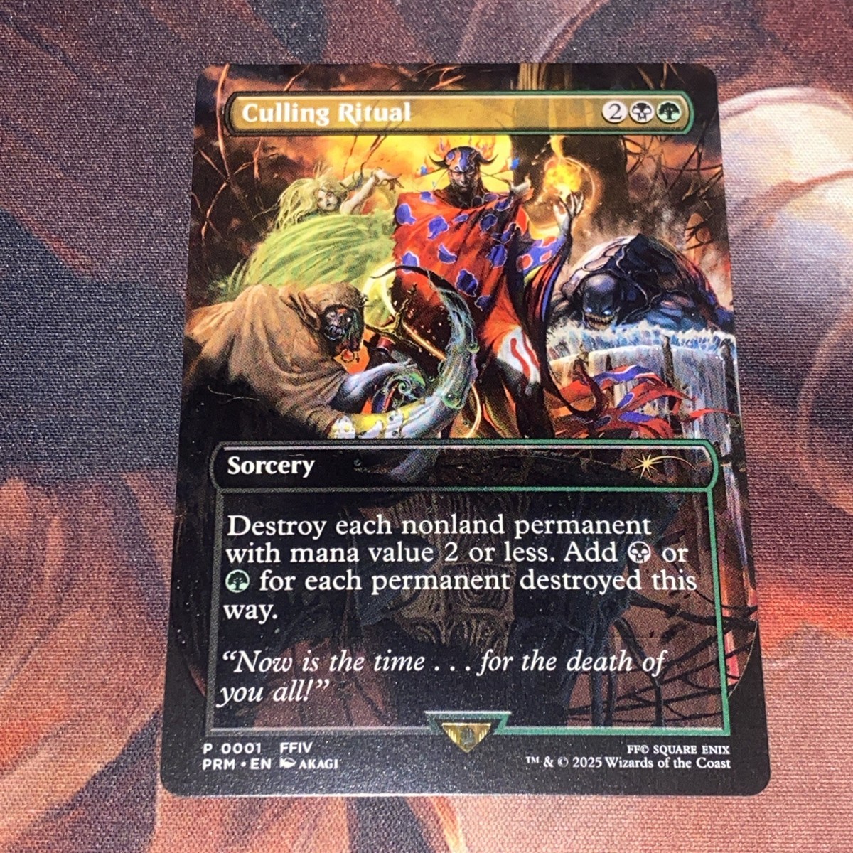 Culling Ritual X1 Mtg Final Fantasy Nm Borderless Promo | eBay