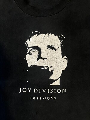 Vintage 90s Joy Division Ian Curtis T-Shirt - Rare Band Tee- 1977