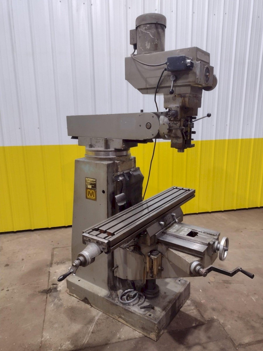 3 HP SUPERMAX MODEL #YCM-16VS VARIABLE SPEED VERTICAL RAM TYPE