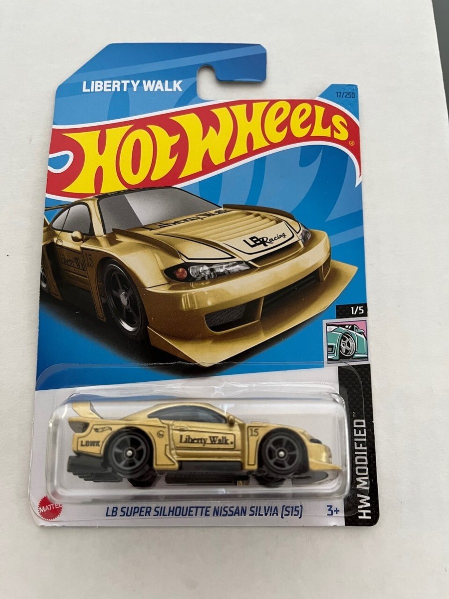 HOT WHEELS Nissan Silvia S15 Liberty Walk Gold 2023 A72 | eBay