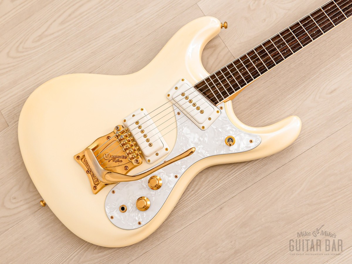 2000s Mosrite Ventures Model Super Custom '65 Pearl White w/ Gold