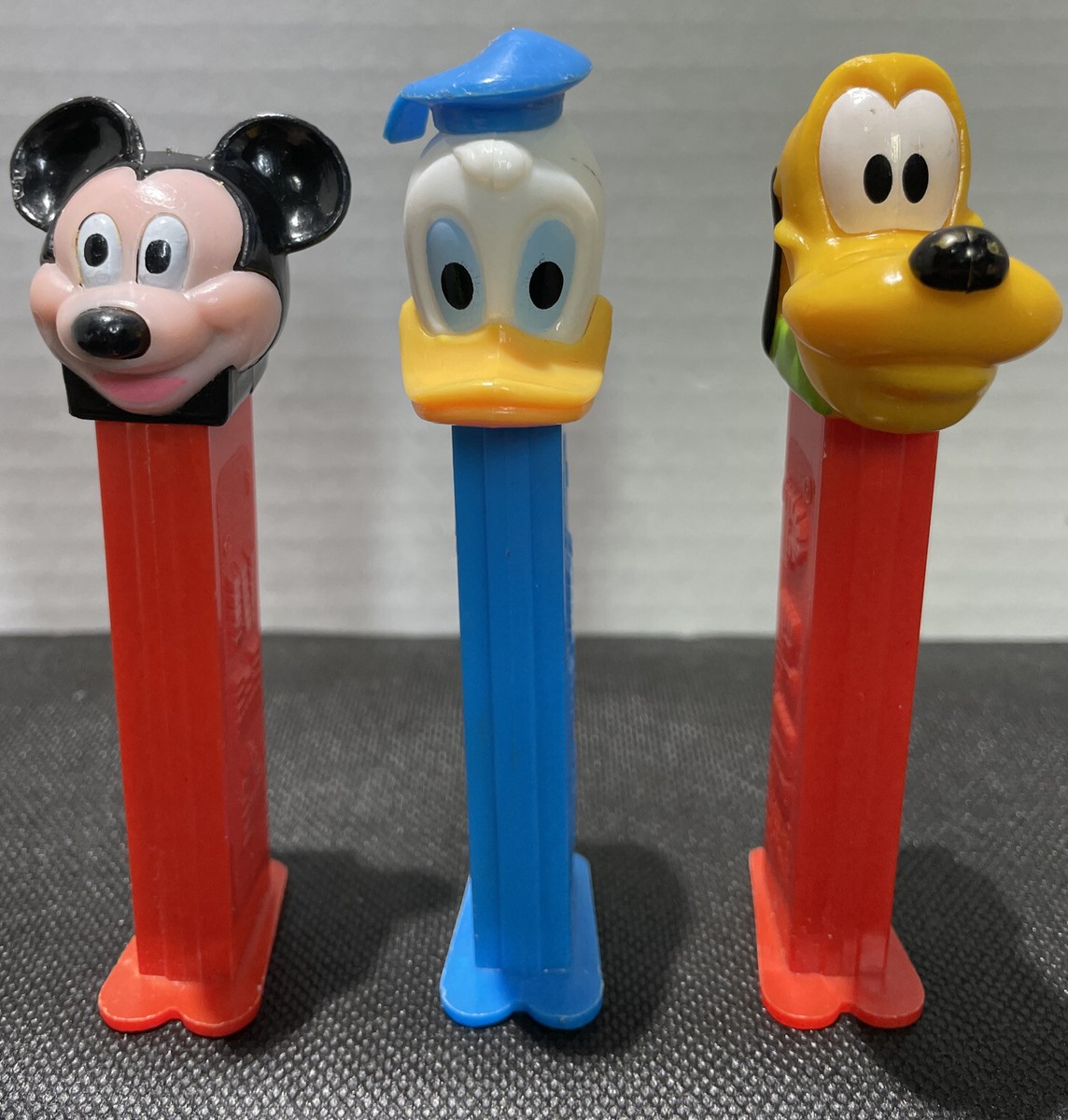 Vintage DISNEY 90s Pez Dispenser - Lot Of 3 - Mickey Mouse, Pluto