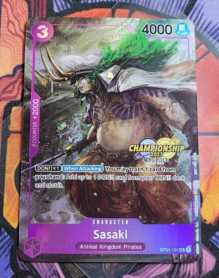 Sasaki CS 2023 Celebration Pack Championship Promo OP01-101 One