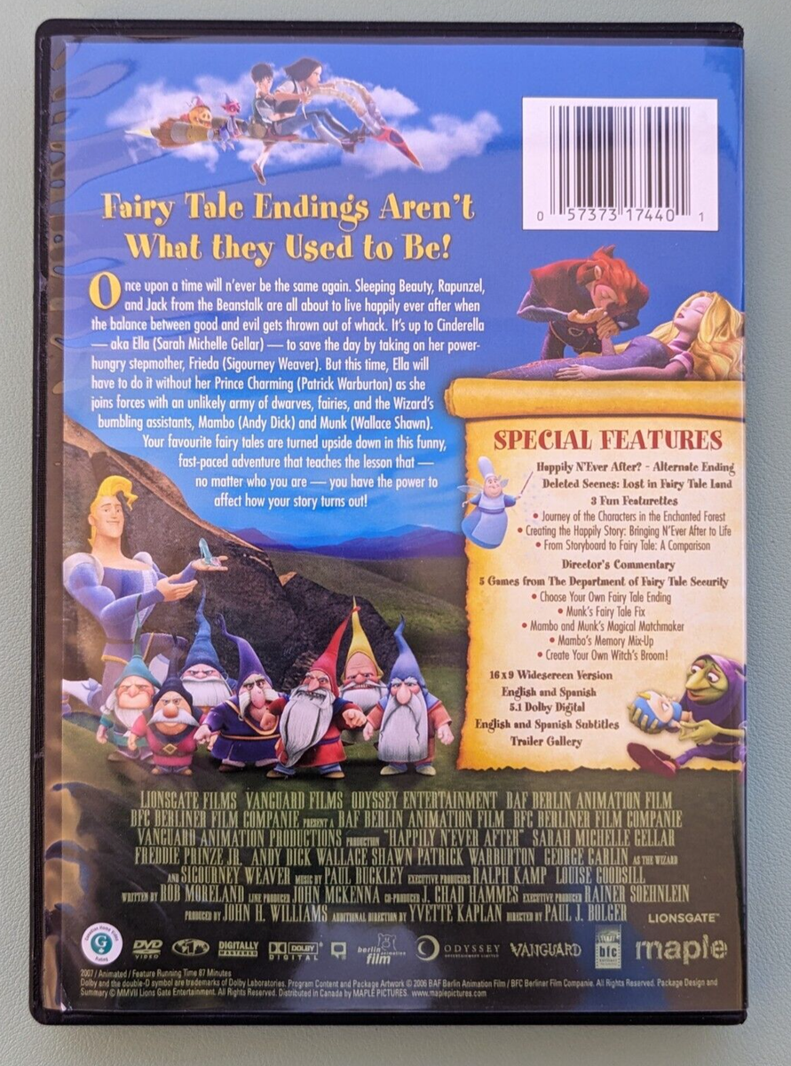 Happily N'Ever After (DVD, 2007, Widescreen) 57373174401| eBay