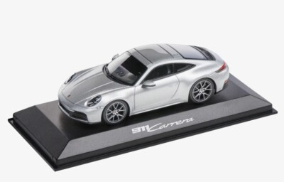 1/43 Porsche 911 Carrera 992.2 GT Silver 2004 Model Car by Spark