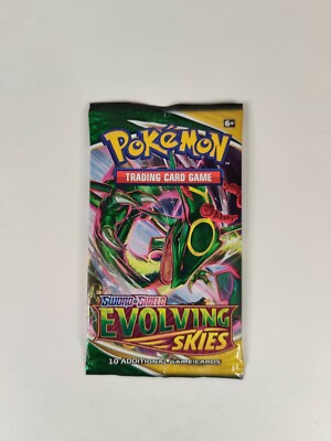 1X Evolving Skies Booster Pack Pokemon Factory Sealed English