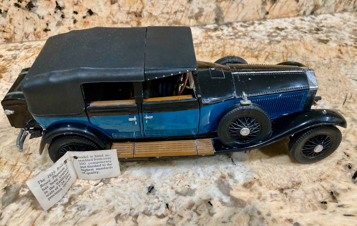 FRANKLIN MINT 1929 ROOLS ROYCE PHANTOM 1 1:24 SCALE | eBay