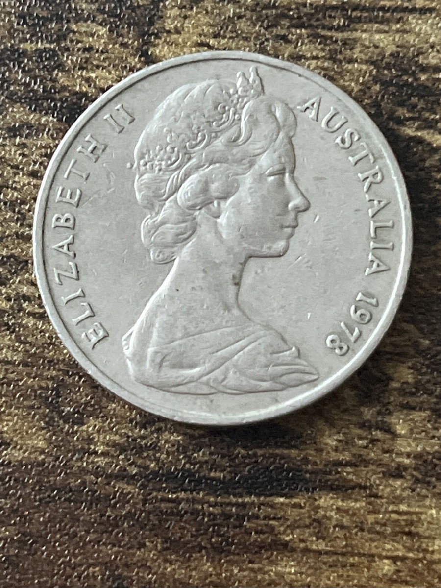 1978 Australia 20 Cents Copper-Nickel Platypus Q. Elizabeth II