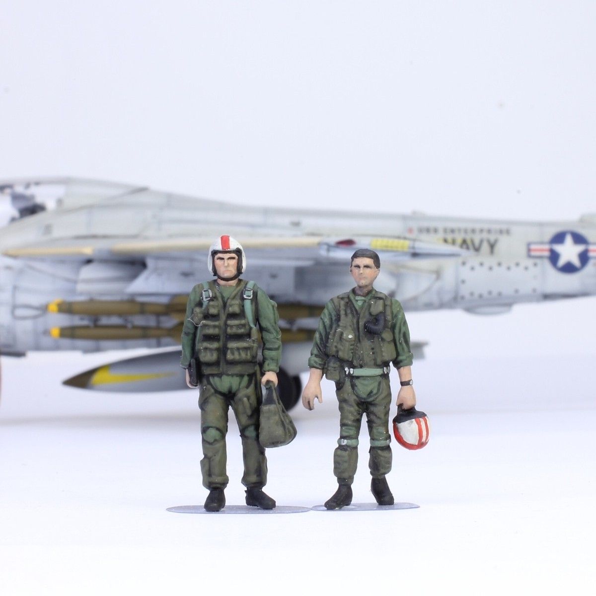 Pre-Order) Set 02 US Navy Fighter Pilots 1:48 Pro Built Model | eBay