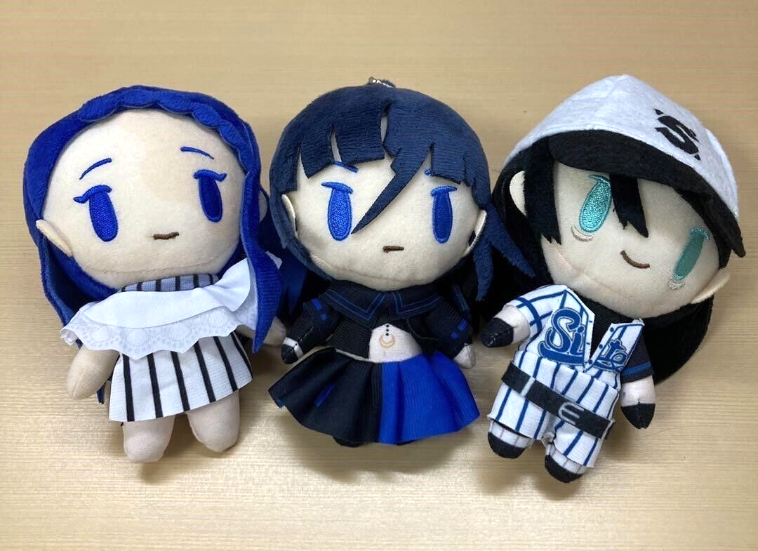 Ado Plush Mascot Set Of 3 12cm Round One Limited 2021 Taito J-POP