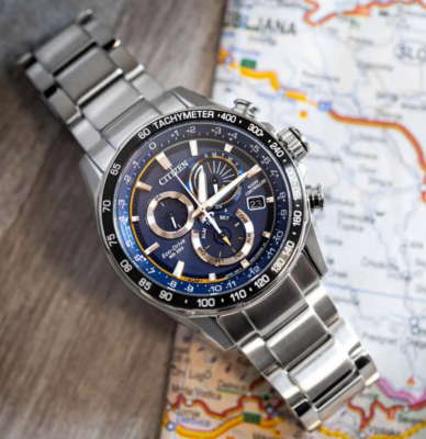 Citizen Eco-Drive Radio Controlled Blue Dial Sapphire Men's Watch