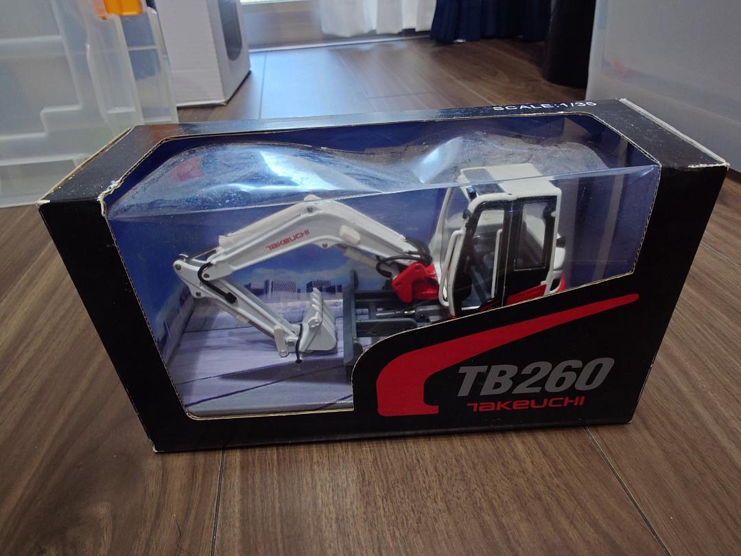Takeuchi Seisakusho Mini Excavator Model Tb260 1/35 used | eBay